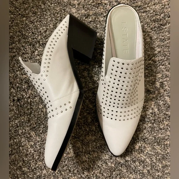 1.STATE WOMEN'S LON STUDDED SLIP-ON MULES - Picture 2 of 5